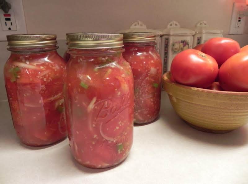 Peggi's Canned Stewed Tomato Recipe!