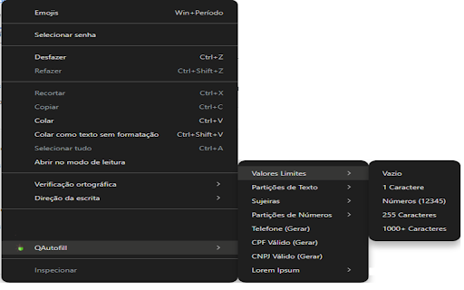 QAutofiller screenshot 1