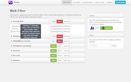 Blocksi Web Filter