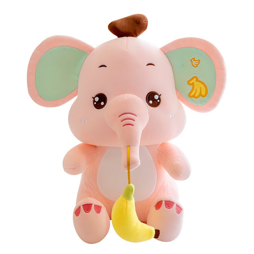 Title 8, Scissors Machine Holding Banana Baby Elephant D...
