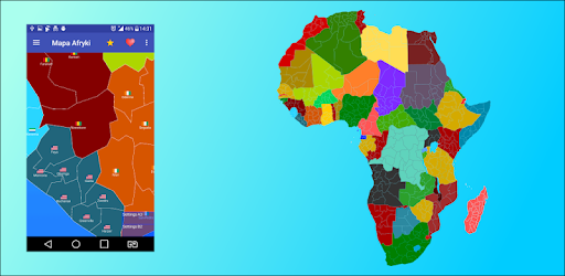 orange afryka mapa Map of Africa   Apps on Google Play