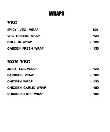 Wide Bowl menu 