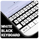 Download Black & White Keyboard Theme with Emoji, GIF, Font For PC Windows and Mac 1.0