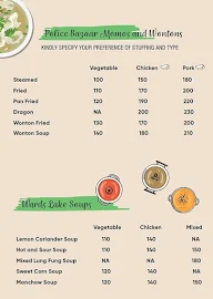 Shillong Point menu 1