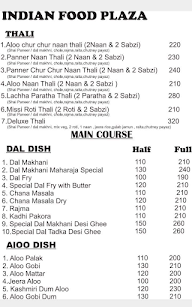 Indian Food Plaza menu 1