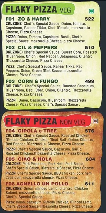 Slice Of Italy menu 