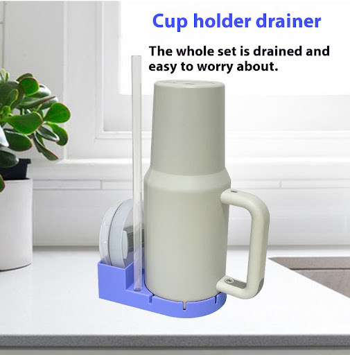 Title 7, Silicone Cup Drying and Draining Rack. Keep you...