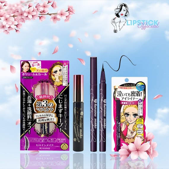 Kẻ Mắt Kiss Me Heroine Make Liquid Eyeliner, Bút Kẻ Mắt Nước Kiss Me Nhật Bản_Mascara Kiss Me, Chuốt Mi Chống Nước