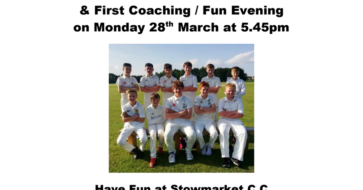 Stowmarket Cricket Club - Junior 2022.pdf