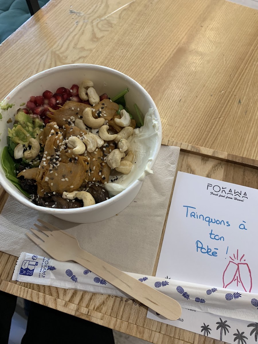 Gluten-Free at POKAWA Poké Bowls