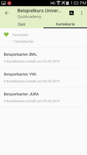 Screenshot QuizAcademy University Edition