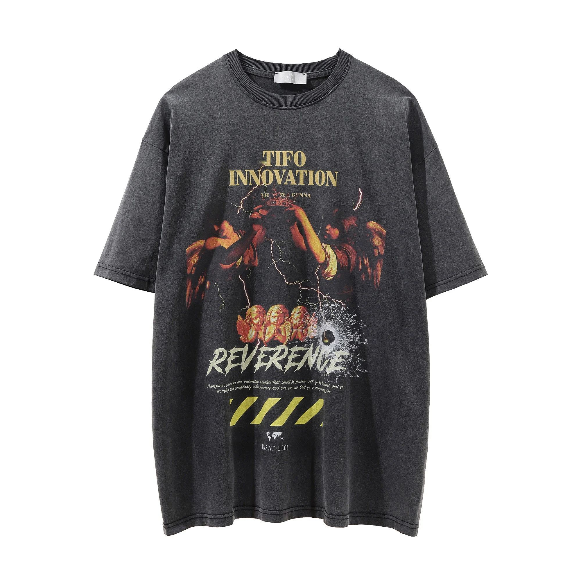 Title 2, Heren T-shirt met korte mouwen en goth characte...