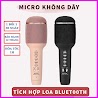 Micro Karaoke Bluetooth Không Dây Hát Với Mic Cầm Tay Ktv Ws - 900 Nâng Giọng Cực Chất, Loa Blutut Kara Đa Năng