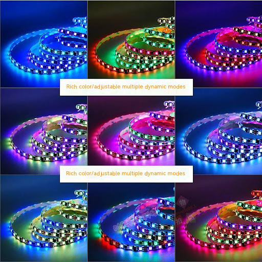 Title 1, Programmable LED Atmosphere Rhythm Voice-contro...