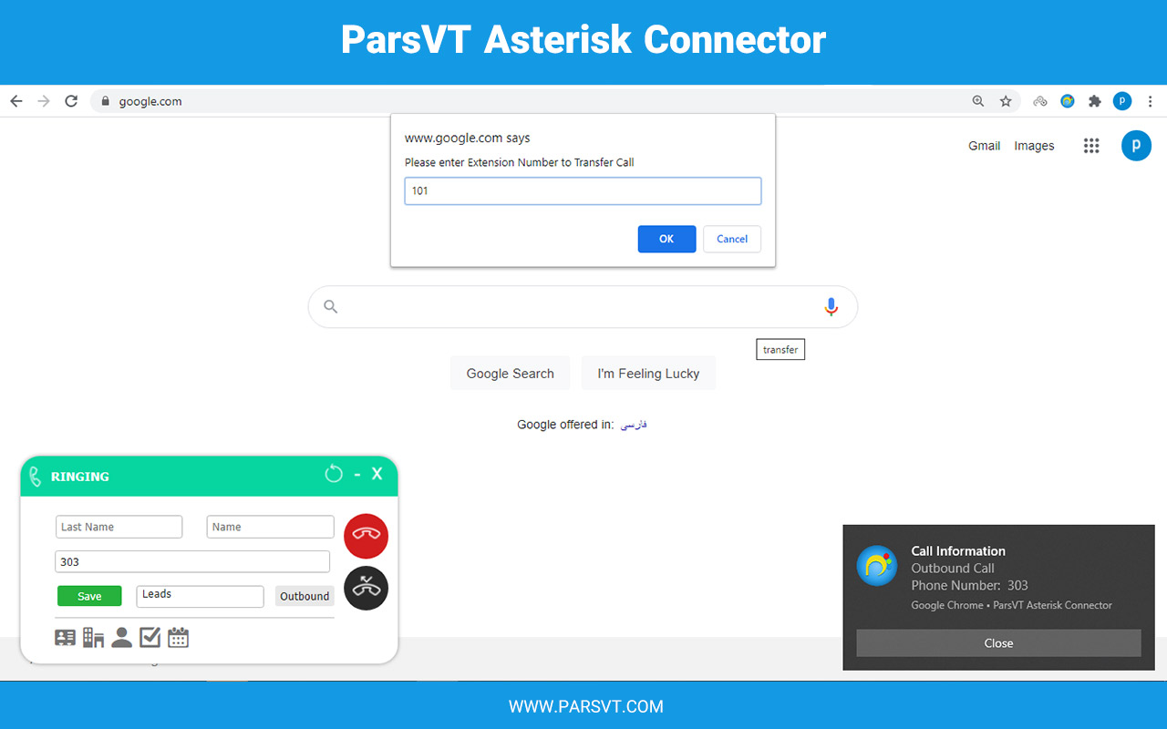 ParsVT Asterisk Connector Preview image 3