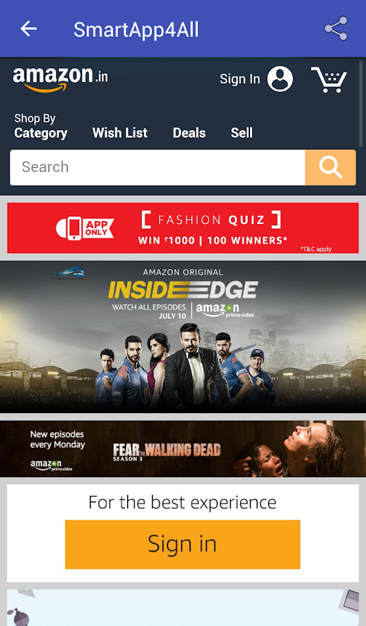    SmartApp4All - All Shopping- screenshot  