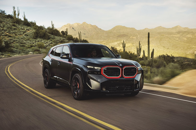 The Label Red is the more muscular and extravagant version of BMW’s XM plug-in hybrid SUV. Picture: SUPPLIED