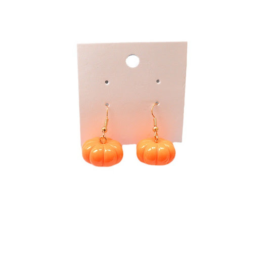 Title 6, Halloween Fun Three-dimensional Pumpkin Earring...