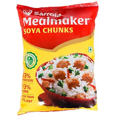 Saffola Mealmaker Soya Chunks - 1 kg