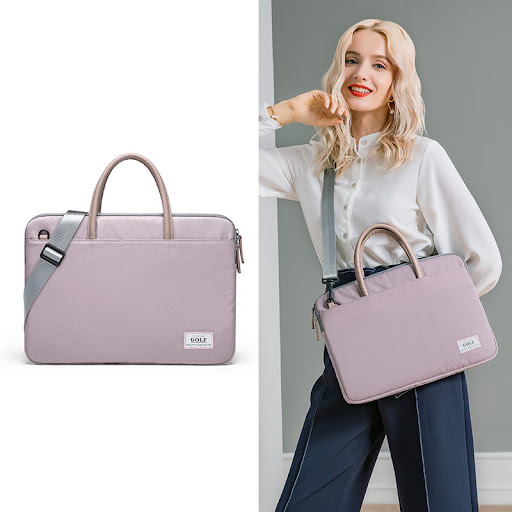 Title 7, Simple and thin notebook business handbag, perf...