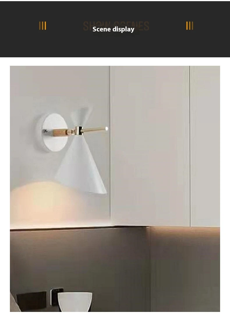 Title 2, Moderne Macaron Wandlampe für Dekoration. Schli...