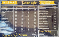 Kesar Cafe menu 1