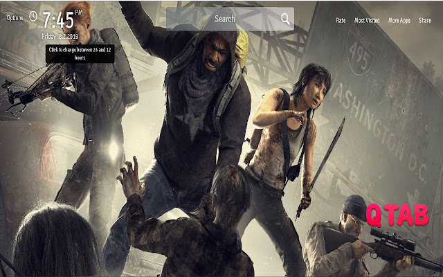 Overkills The Walking Dead Wallpapers New Tab