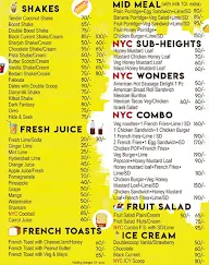 Newyork Cafe menu 2