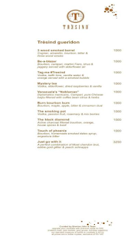 Trèsind menu 3