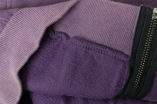 Title 10, Embroidered Letters Washed And Worn Fleece Card...