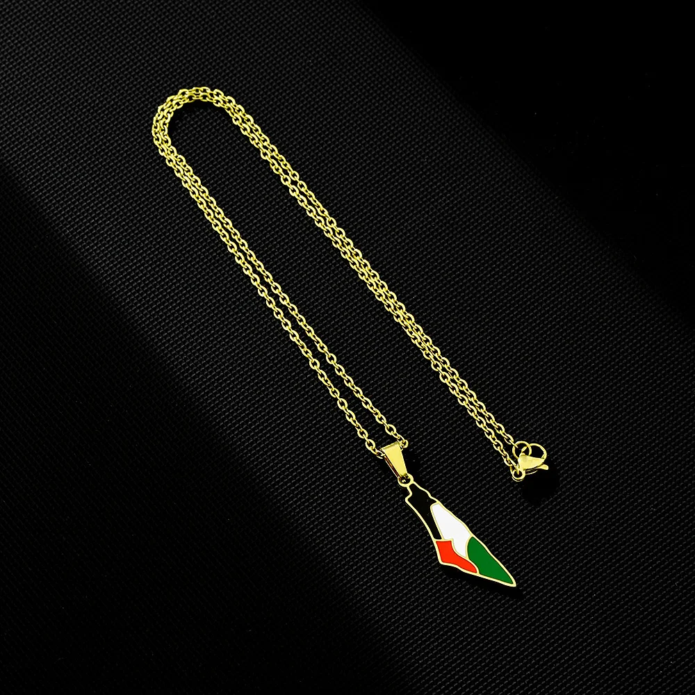 Title 5, Collier pendentif rétro en acier titane pour ho...