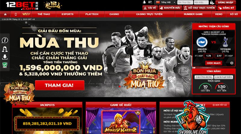 Tỷ lệ cược của nhà cái 12bet so với mặt bằng chung?