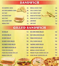 Ambaji Sandwich menu 1