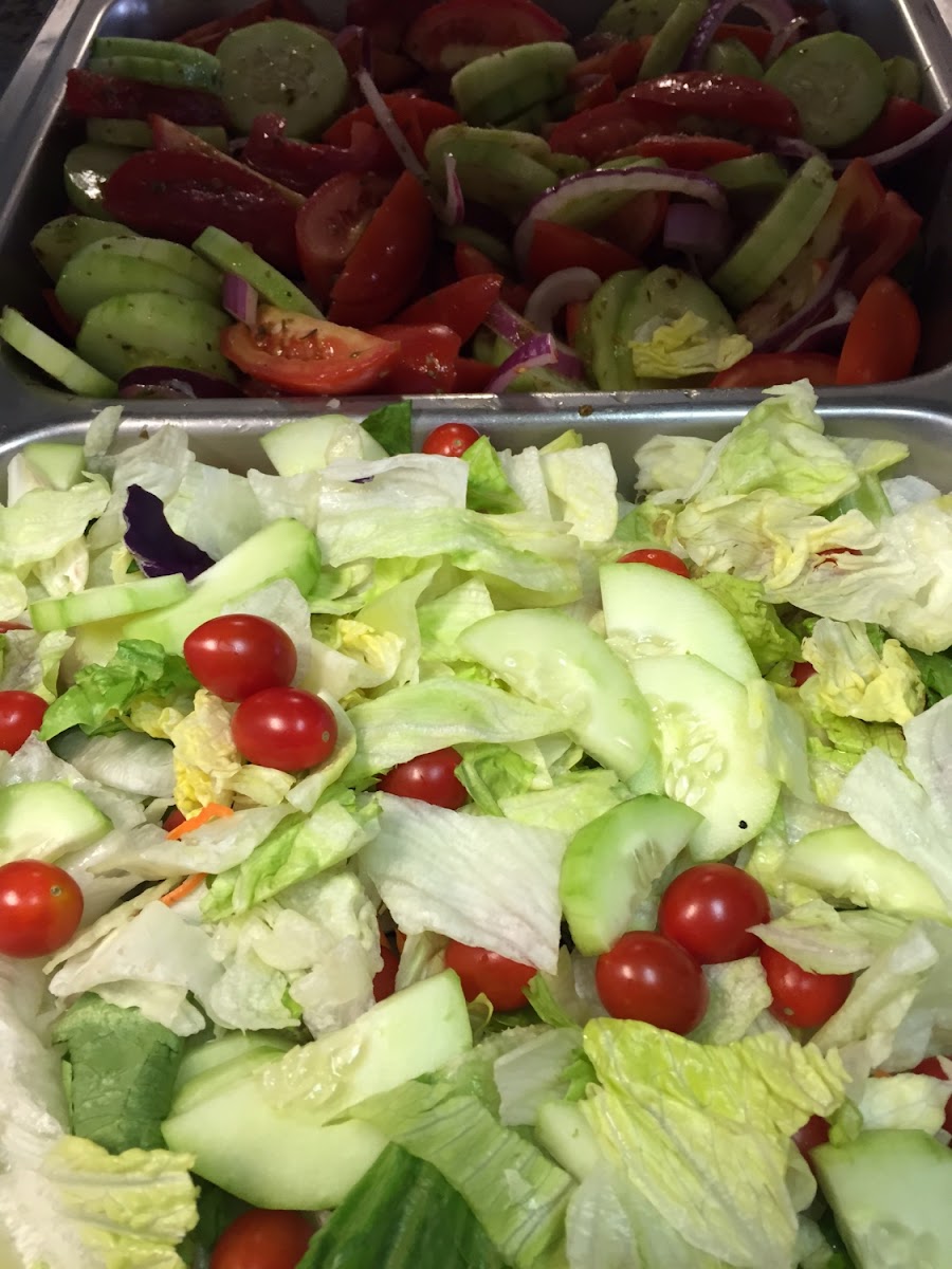 Garden salad has two gf dressings available. Homemade Italian and ranch.