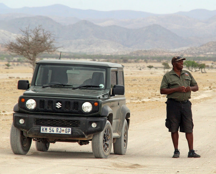 Ranger Gerson Muzuma in action.