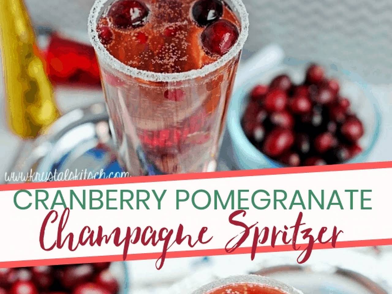 Fresh Cranberry Prosecco Mimosa - Amee's Savory Dish