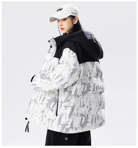 Title 8, Luminous Fabric 90 White Duck Down Jacket provi...