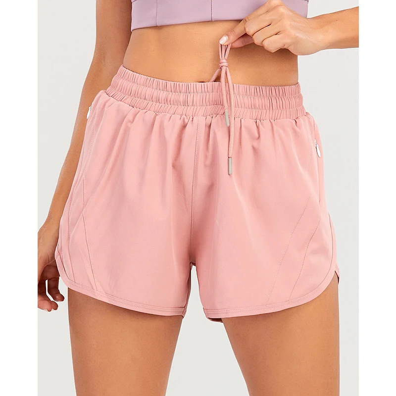 Pantalon de yoga femme multi-poches, séchage rapide, absorbant la transpiration, pour la course, le sport et les loisirs.