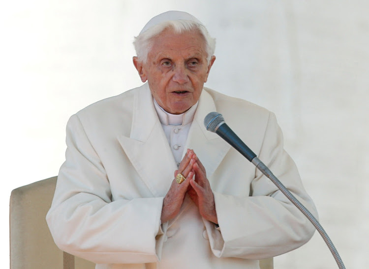 Pope Benedict died on Saturday.