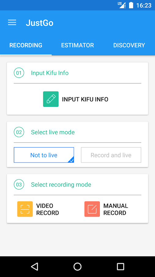 JustGo Screen 3