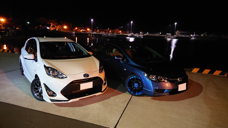 アクアの宮崎県・ドライブ・CIVIC FD3・油津港に関するカスタム事例の投稿画像2枚目