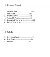 Paratha Point menu 4