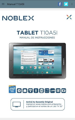 Manual Tablet Noblex T10A5I