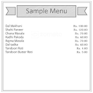 Sharma Vaishno Dhaba menu 1