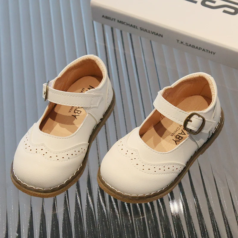 Title 3, Meisjes casual effen lederen schoenen Comfortab...