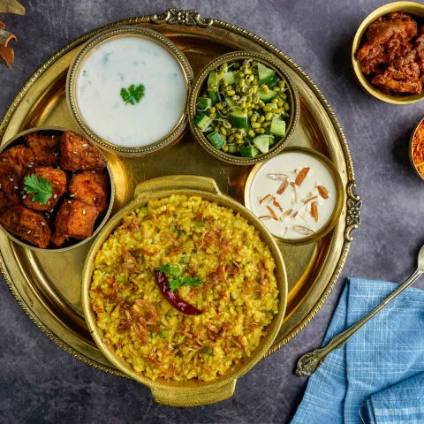 Deluxe Dal Khichdi Thali