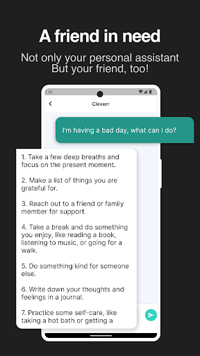 Screenshot Cleverr - AI Assistant Chatbot