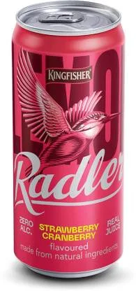 Kingfisher Radler Non-Alcoholic Malt Drink - Strawberry Cranberry - 300 ml 