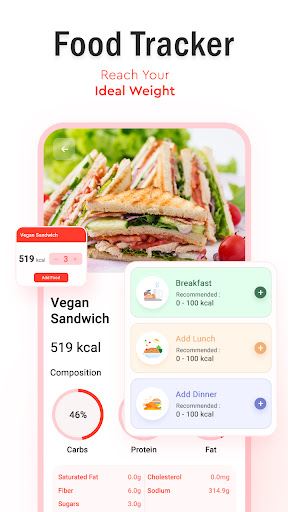 Screenshot Calories Counter & Tracker