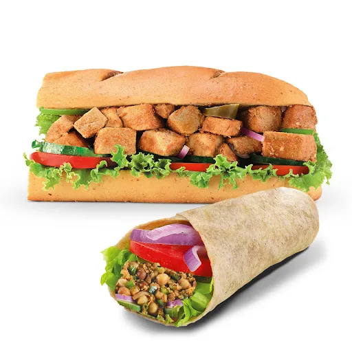 Veg Sandwich With Sub Wrap